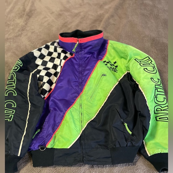 Vtg Artic Cat 3 Piece Snowmobile Top Jacket/Pants/Zip Out Jacket, Men’s XL - Picture 2 of 14